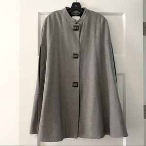 Mango houndstooth cape